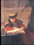 Jean Simeon Chardin Le philosophe lisant oil painting artist